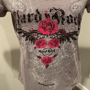 Hard Rock Cafe Hollywood T-Shirt Size: M
